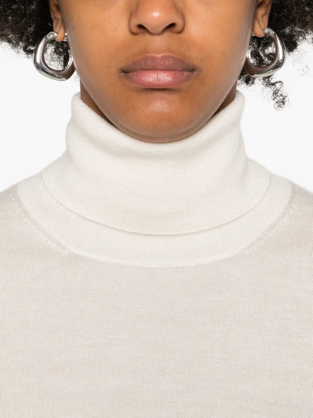 Eric Bompard Turtleneck Sweater In Neutral