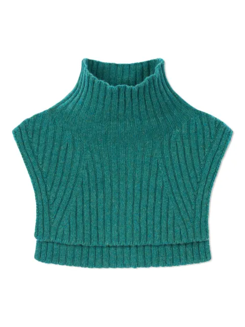 Eric Bompard ribbed high-neck bib