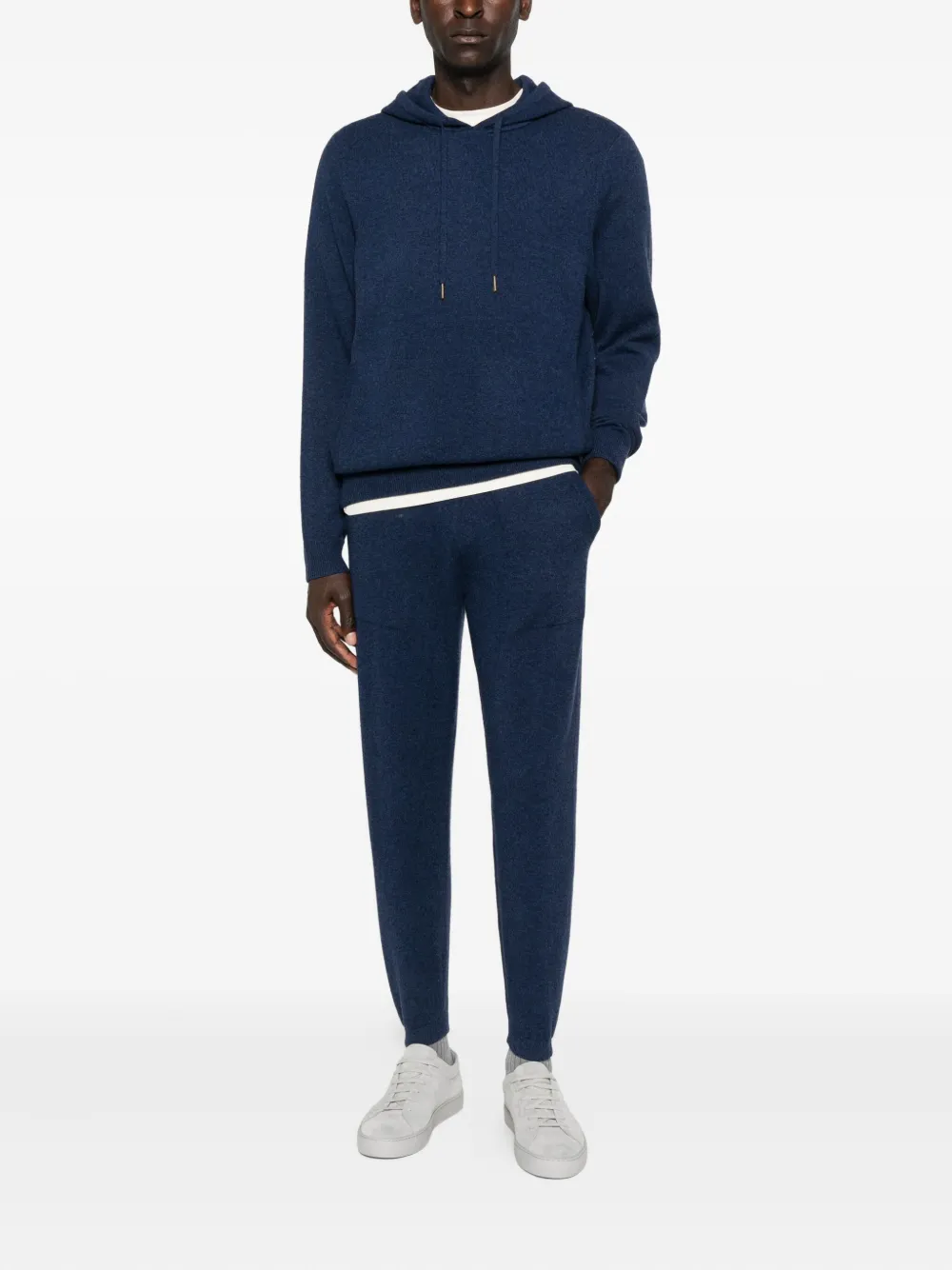 Eric Bompard hooded sweater - Blauw