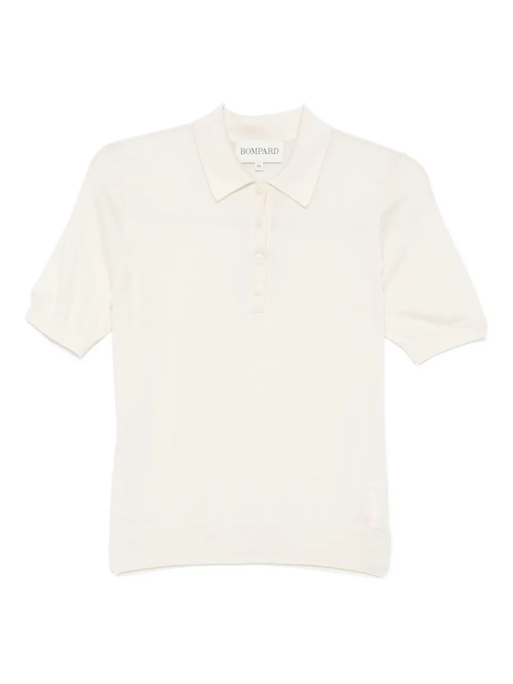 Eric Bompard Collared Short-sleeve Polo Top In Neutral