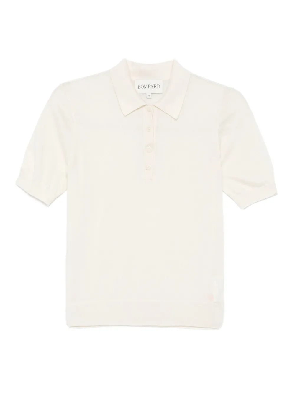 Eric Bompard collared short-sleeve polo top | Neutrals | Image 1