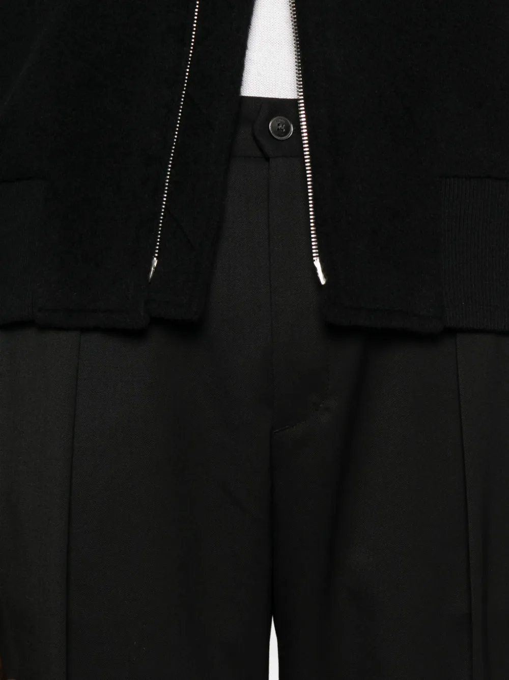 Briglia 1949 Broek met geplooide voorkant Zwart