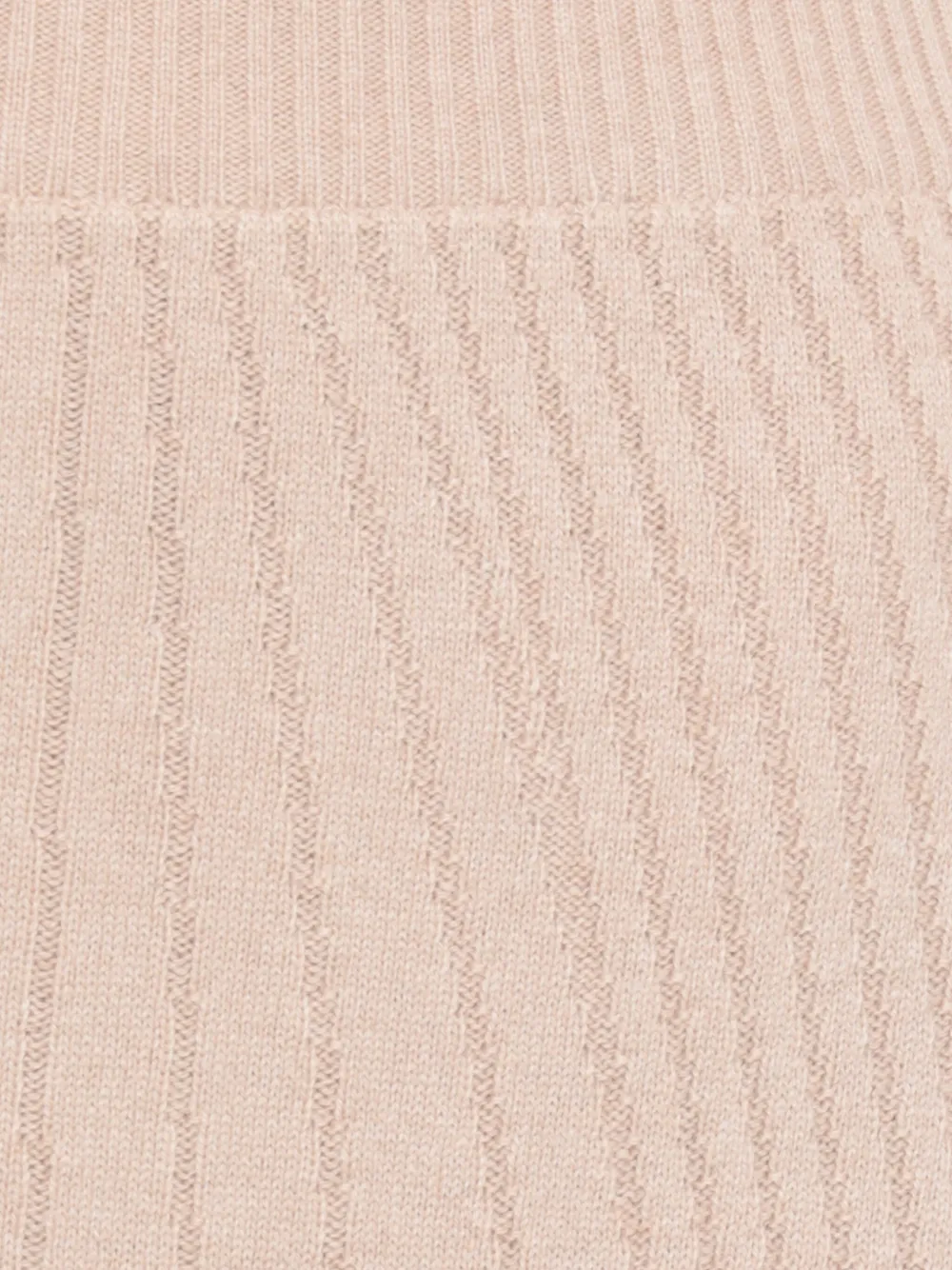 D Exterior Beige Cashmere And Wool Midi Skirt In Neutral