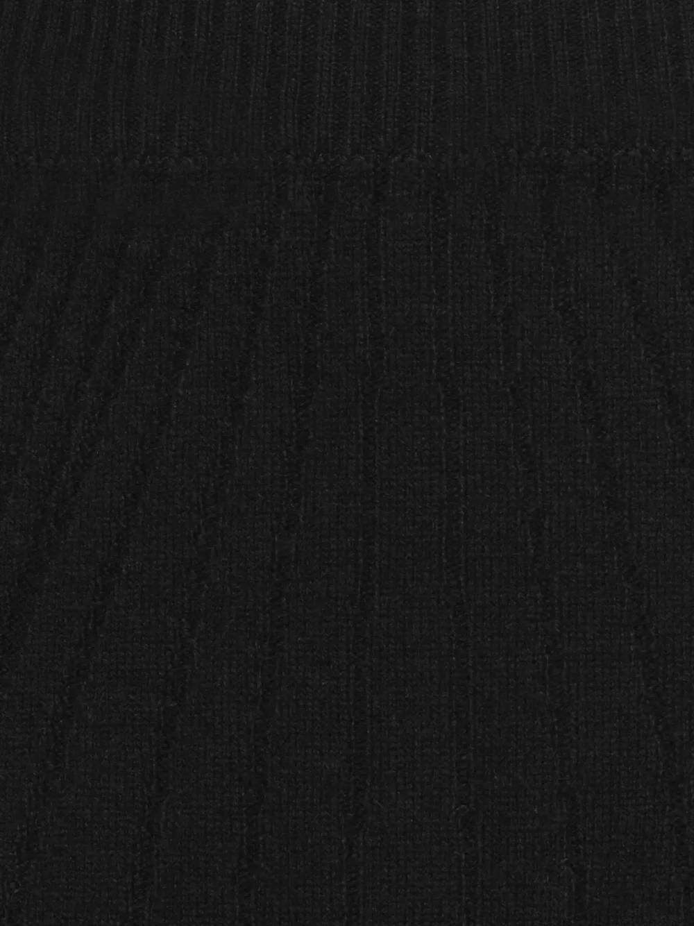 D.Exterior Geribbelde midi-rok Zwart