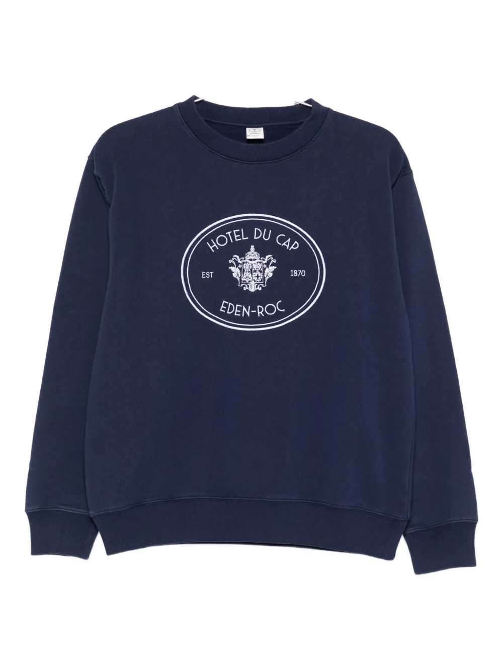 Sporty And Rich Eden-roc Crest Sweatshirt In Blue