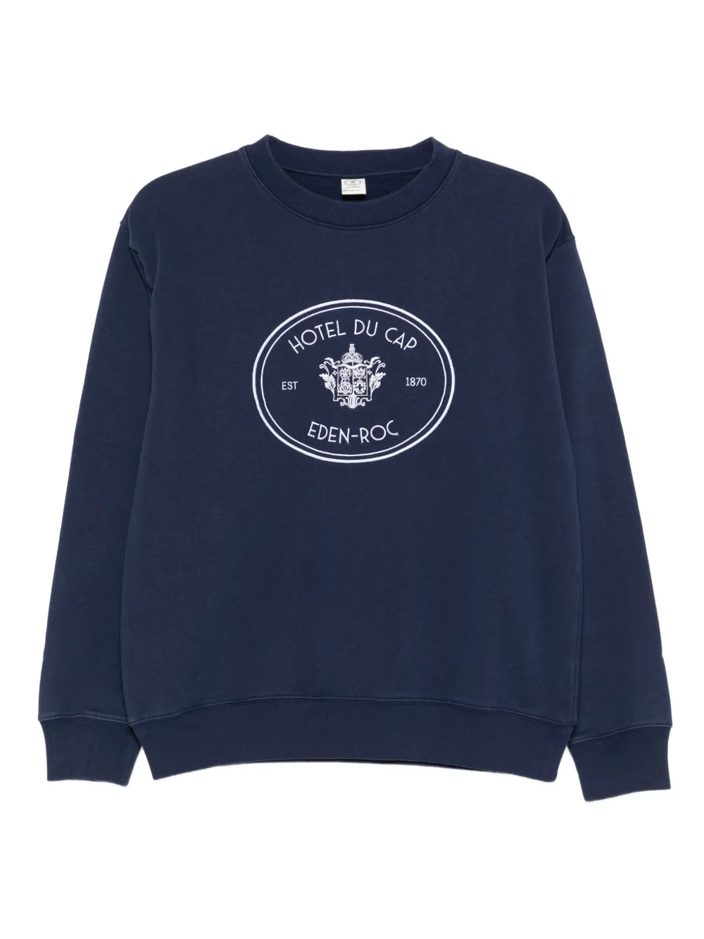 Sporty & Rich Sweater met wapenschild Blauw