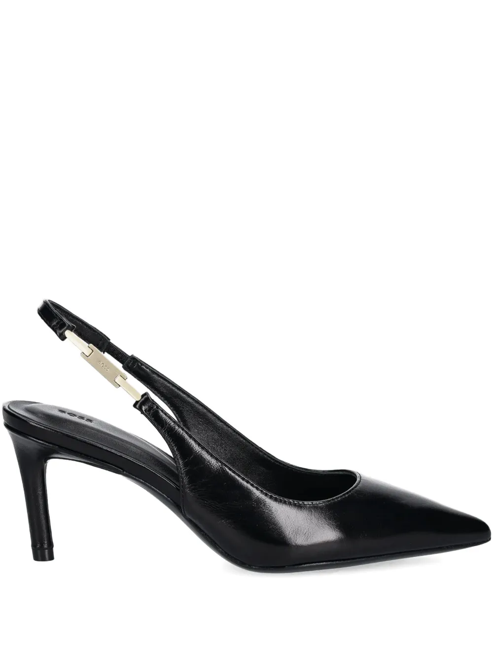 BOSS 75mm slingback pumps Black
