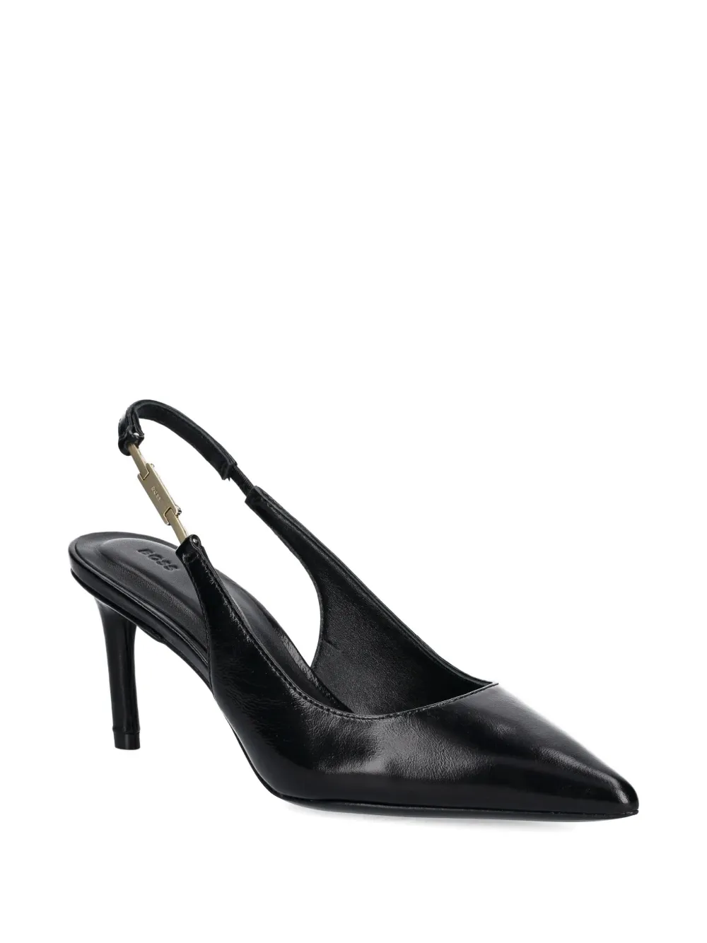 BOSS 75mm slingback pumps Black