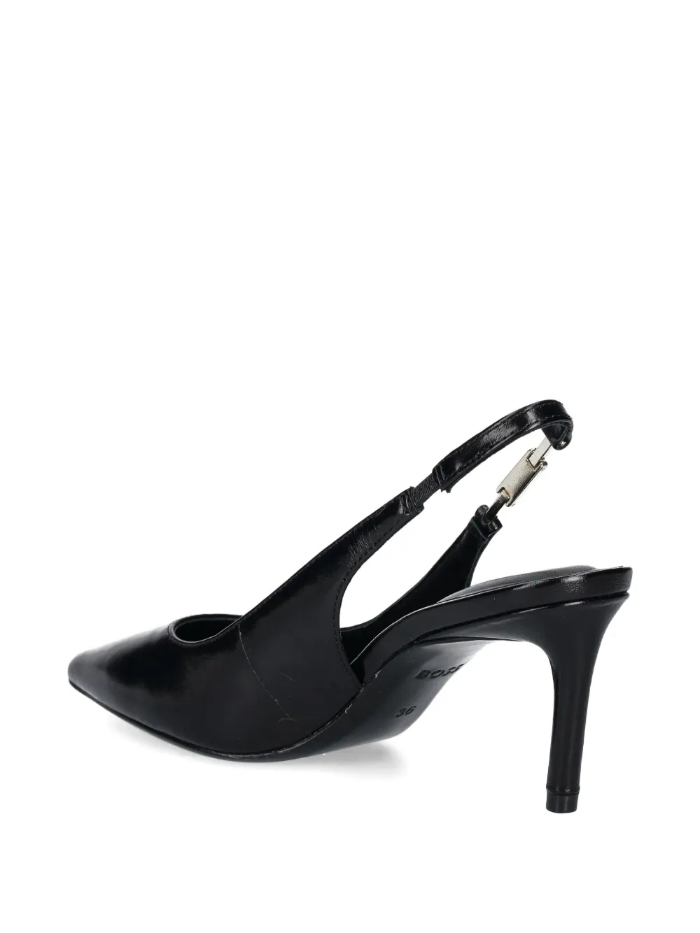 BOSS 75mm slingback pumps Black