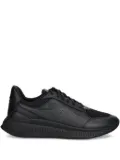 BOSS perforated mesh-detail sneakers - Black