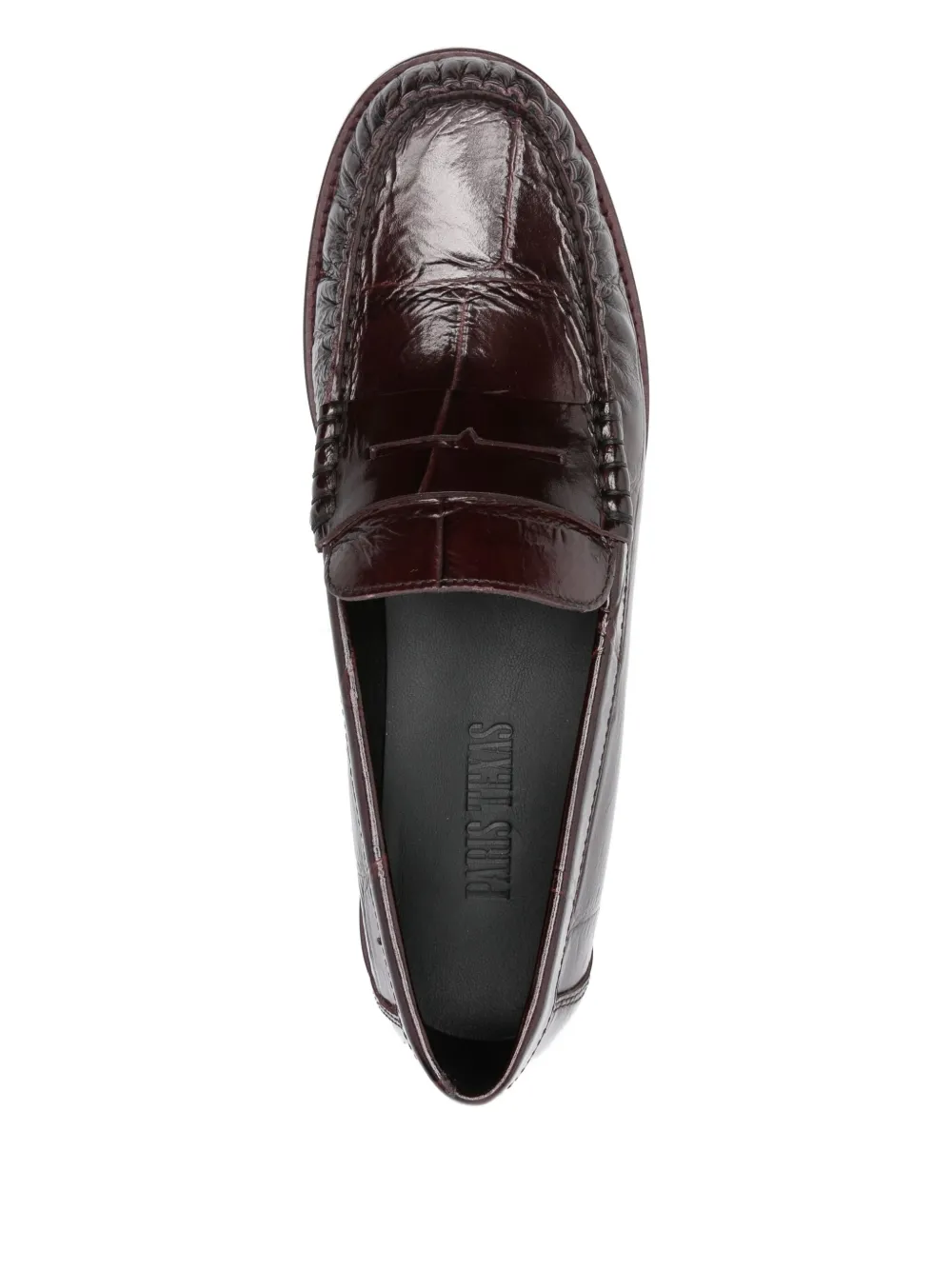 Paris Texas penny leather loafers Red