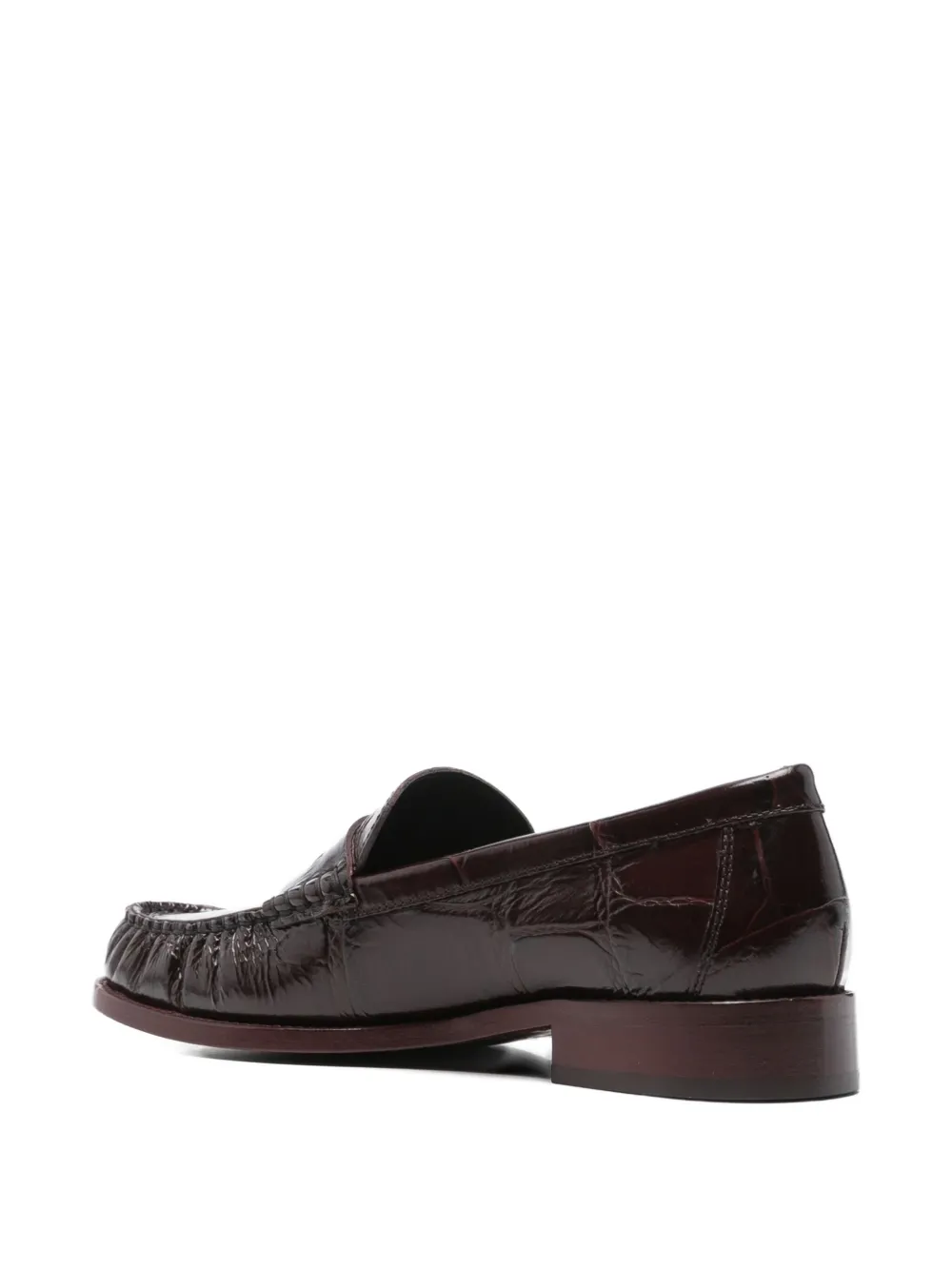 Paris Texas penny leather loafers Red