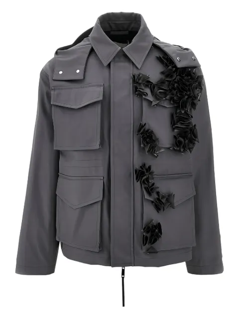Coccinelle Franz floral-embellished jacket