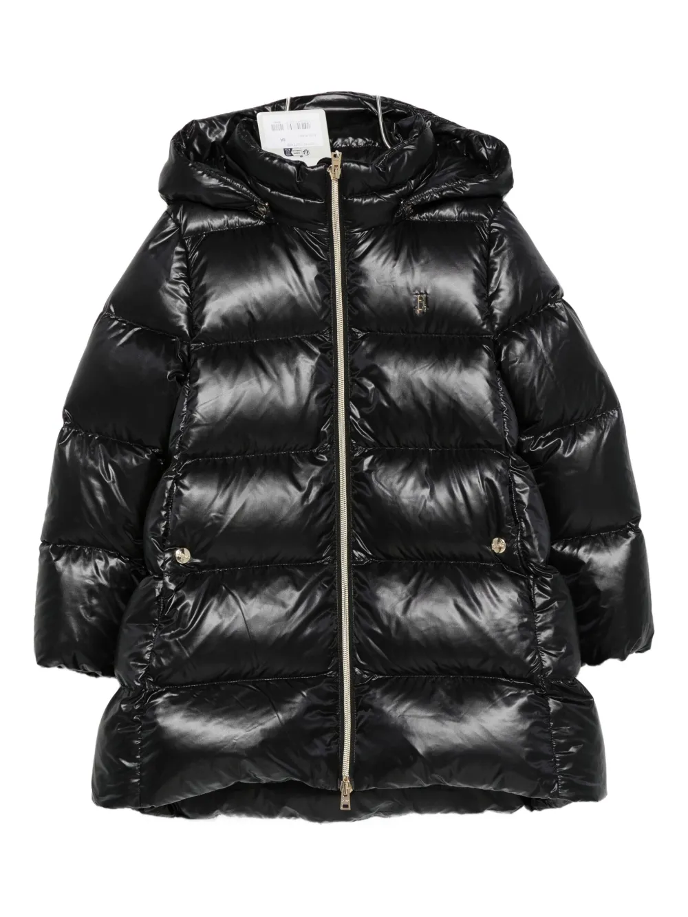 Herno Kids hooded puffer coat Zwart