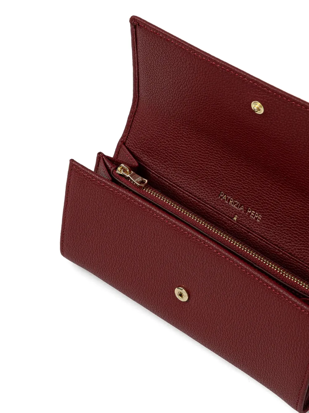 Patrizia Pepe logo-lettering wallet - Rood