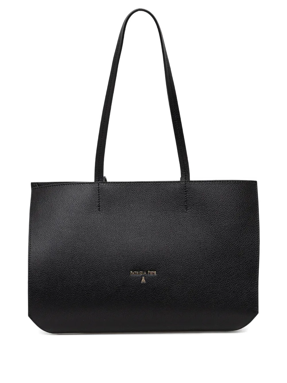 Patrizia Pepe leather shoulder bag - Black