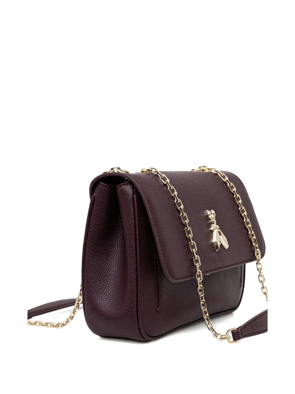 Patrizia Pepe leather shoulder bag - Paars
