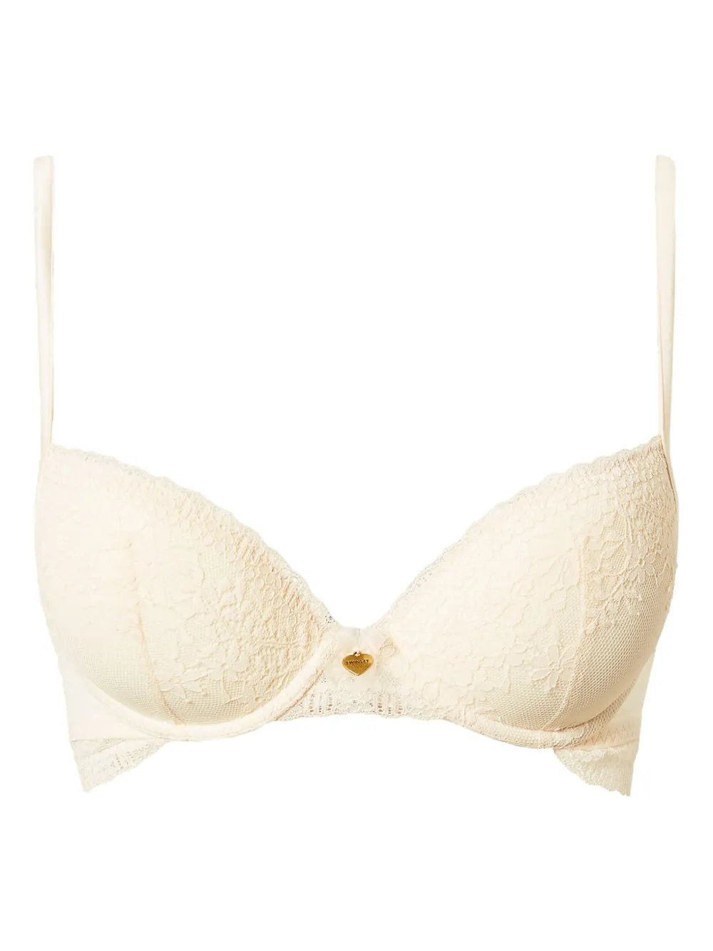 TWINSET Reggiseno push-up in pizzo - Bianco