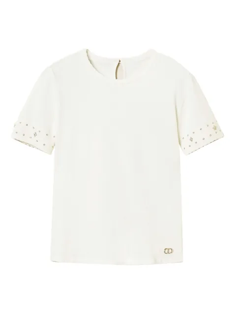 TWINSET short-sleeve embellished top