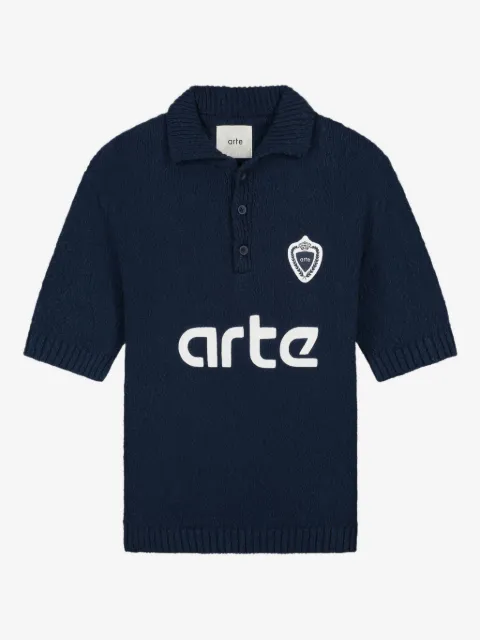 Arte Antwerp logo-patch polo shirt