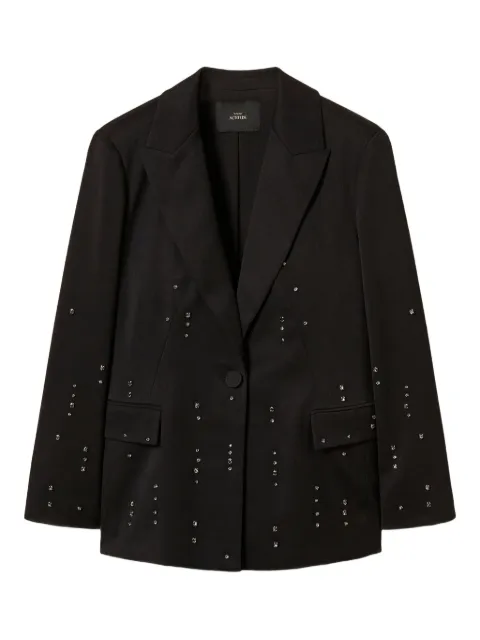 TWINSET blazer con detalles de cristal