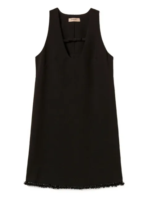 TWINSET vestido corto bordado con lentejuelas