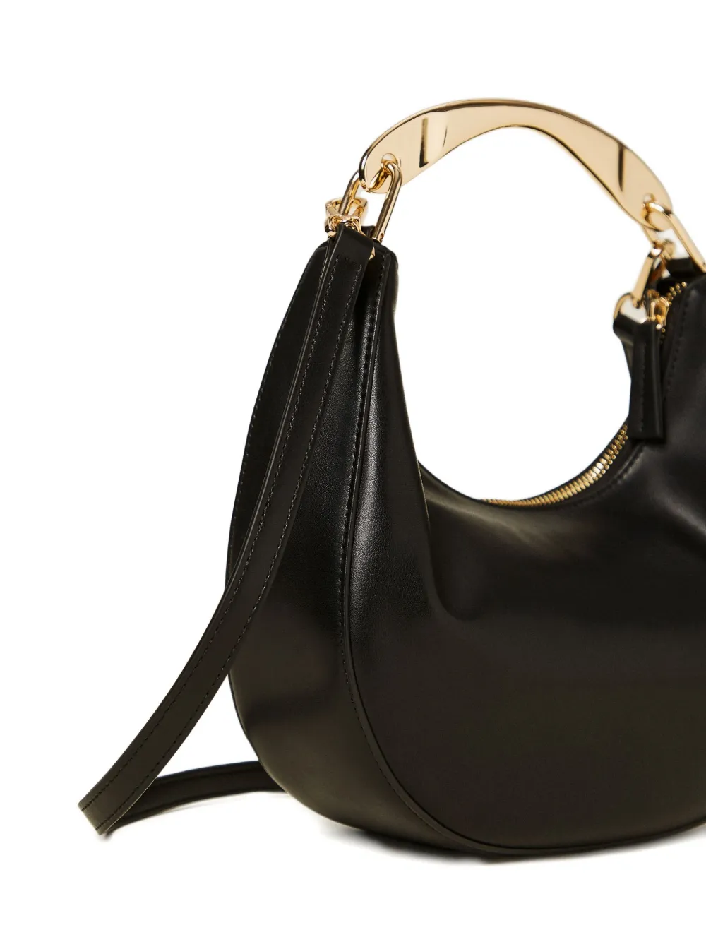 Twinset Zip-fastening Tote Bag In Black
