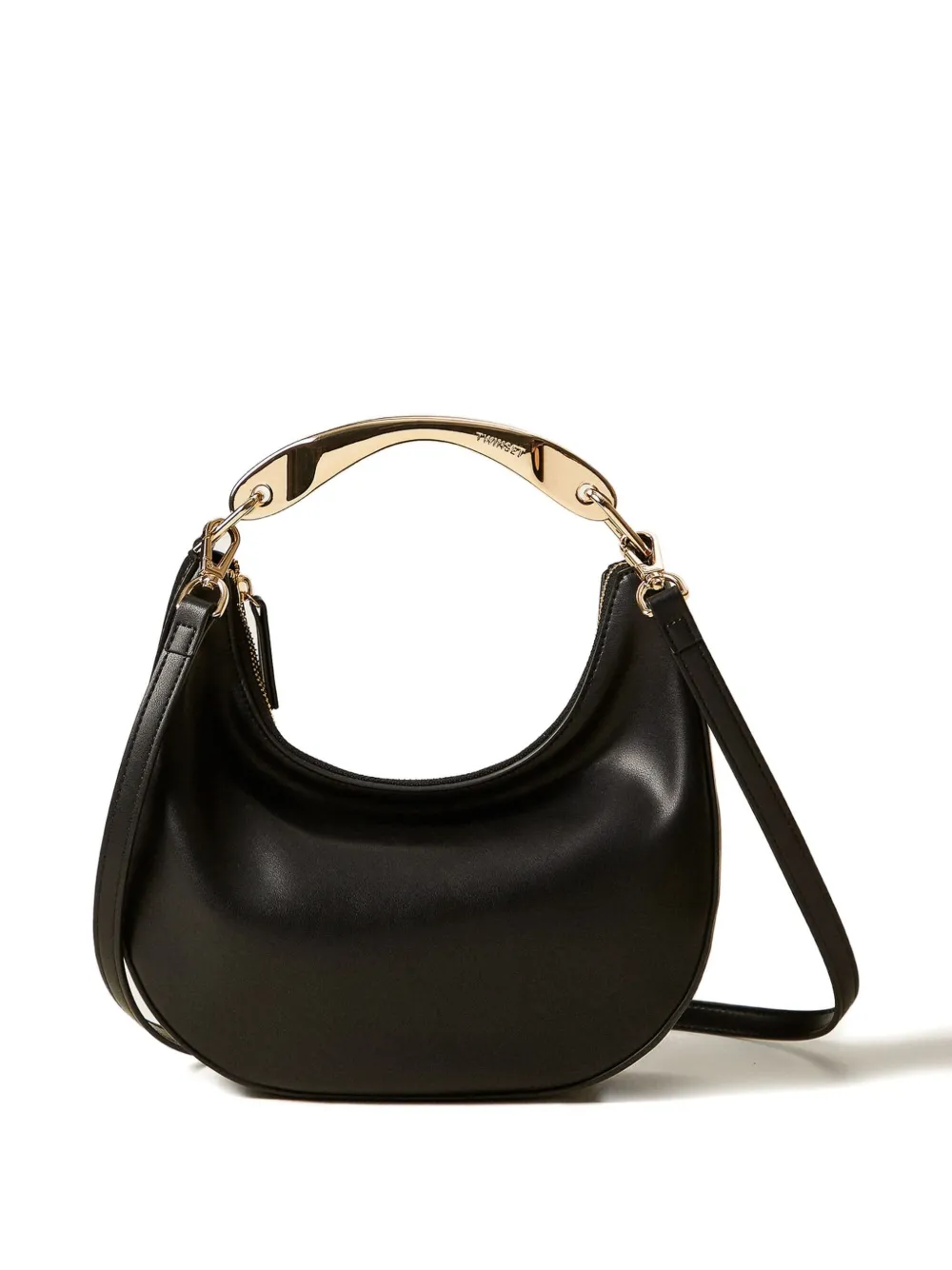 Twinset Zip-fastening Tote Bag In Black