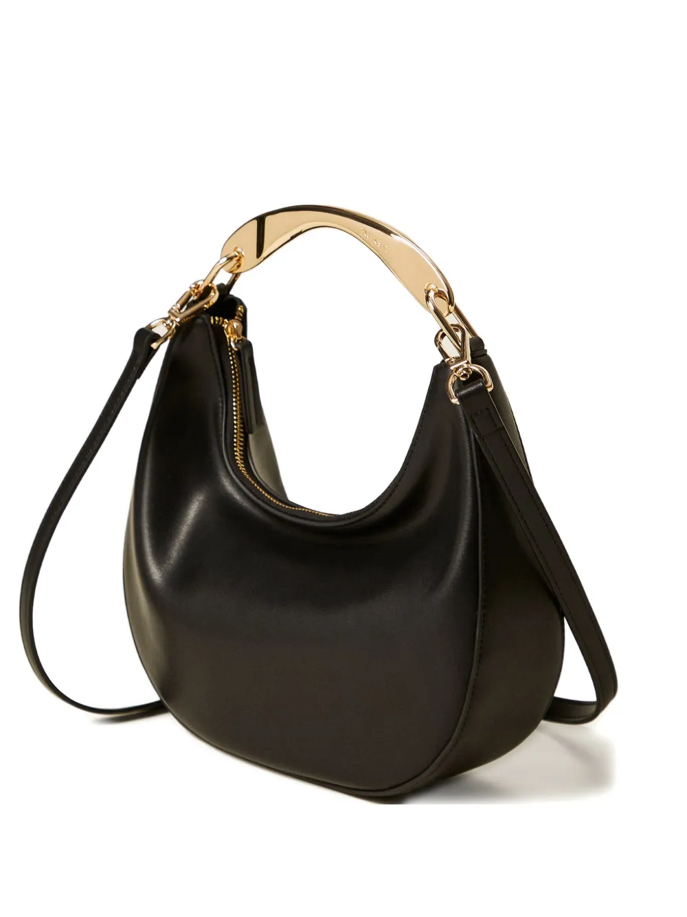 Twinset Zip-fastening Tote Bag In Black