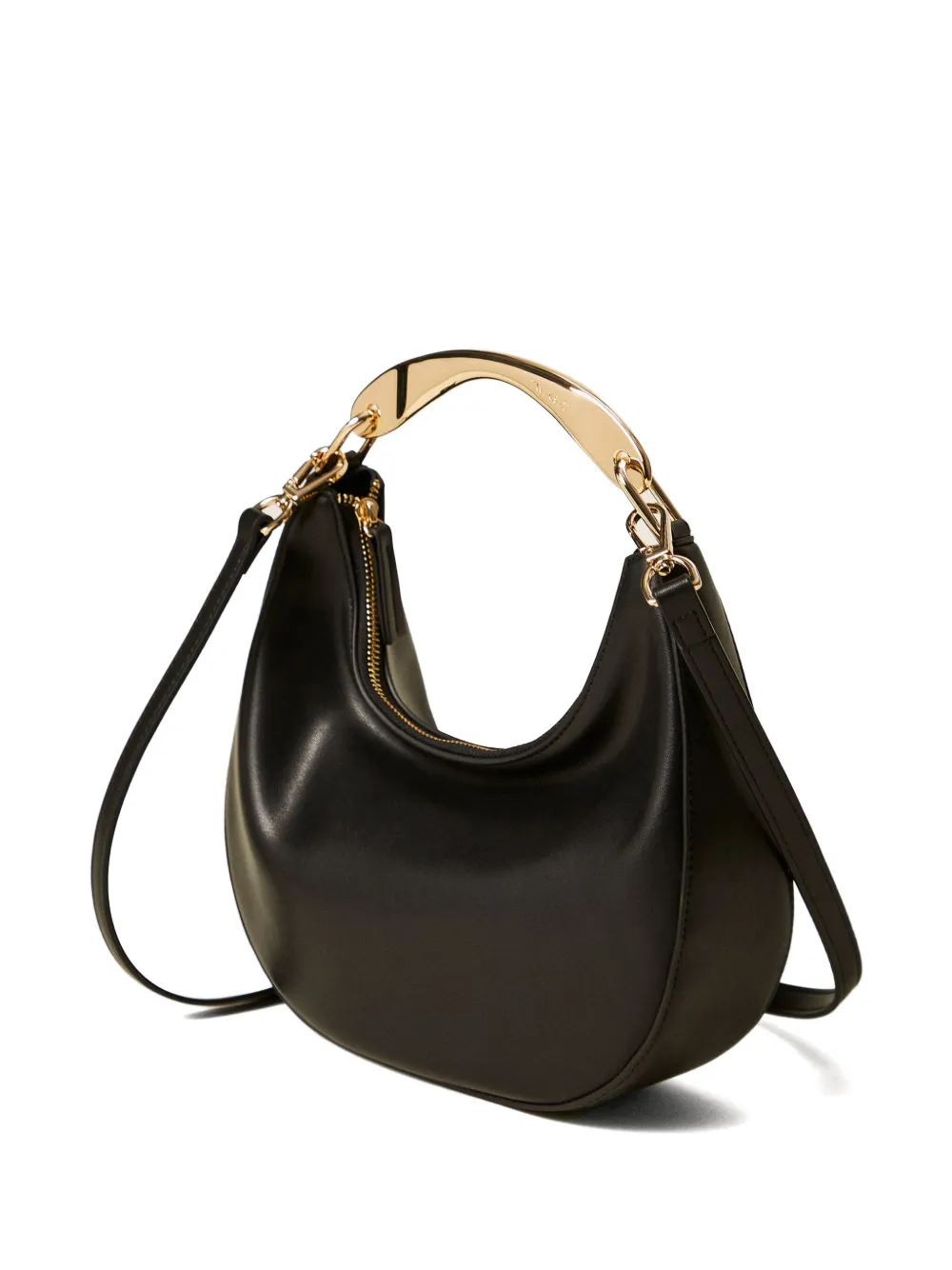 TWINSET Shopper met rits - Zwart