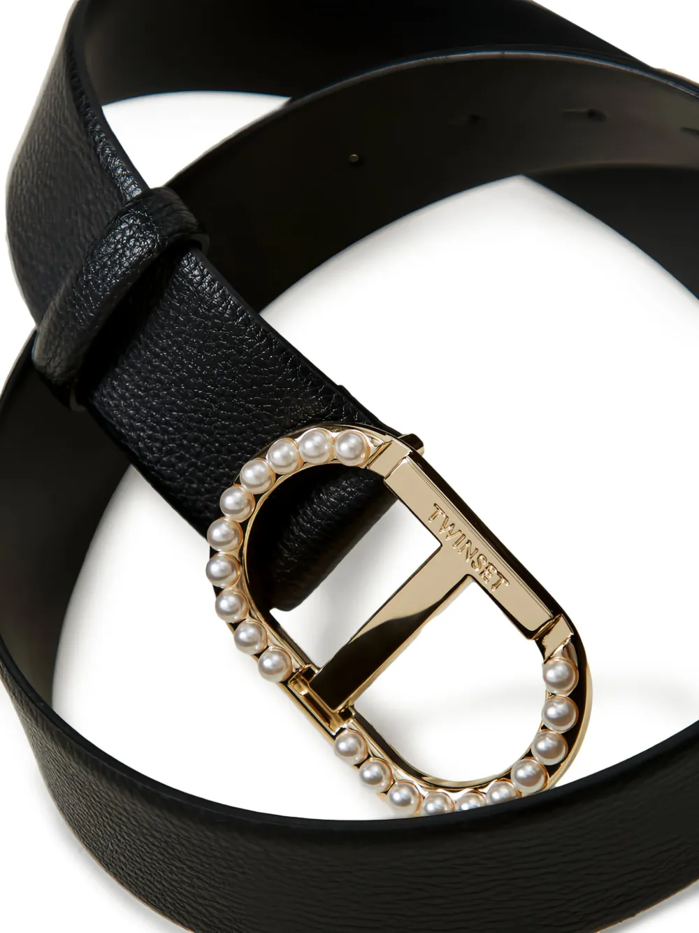 TWINSET textured pearl-embellished belt | Image 2