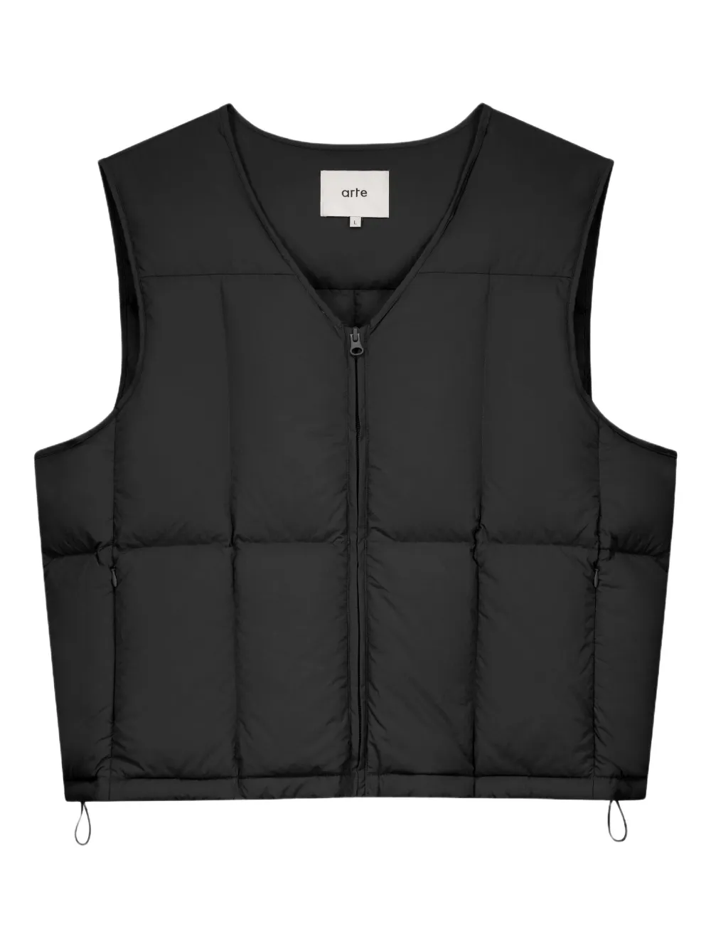 Arte Antwerp V-neck gilet | Black | Image 1
