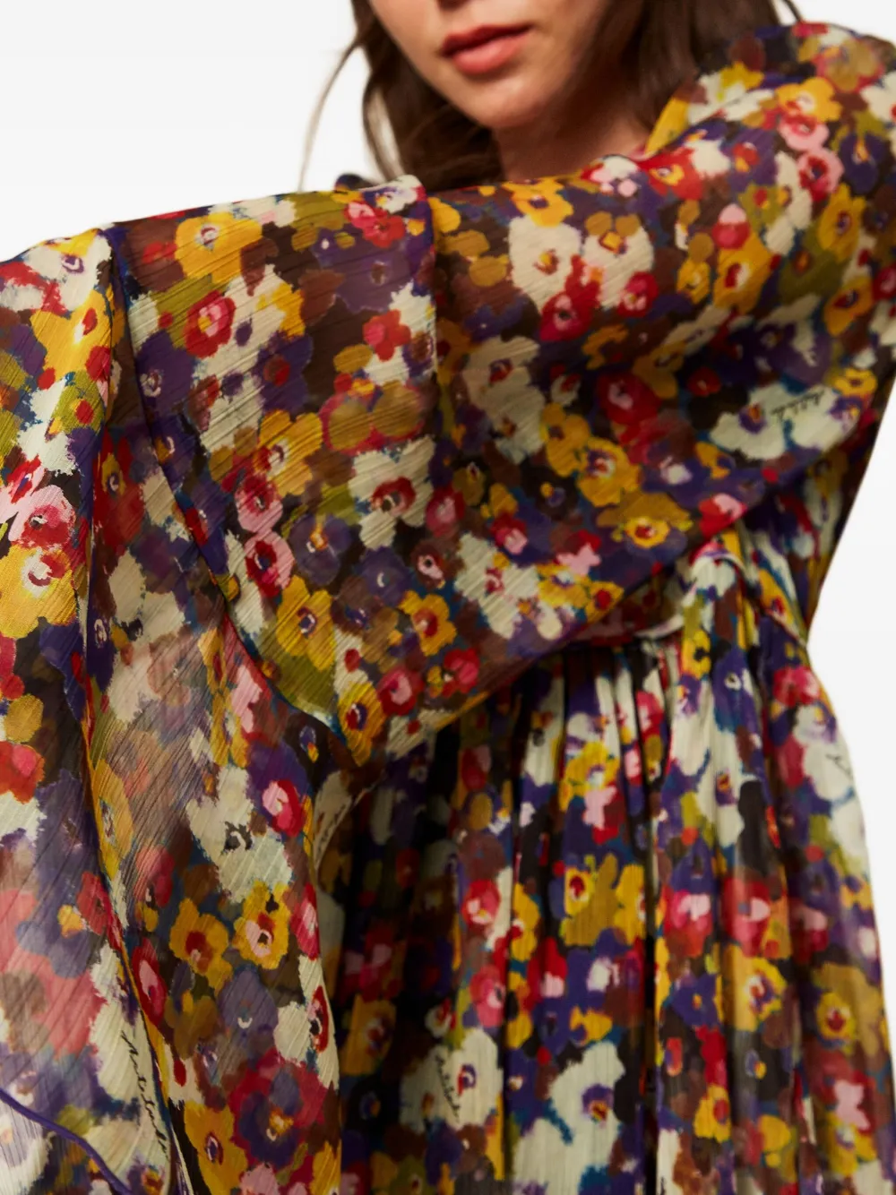 TWINSET Jurk met bloemenprint Veelkleurig