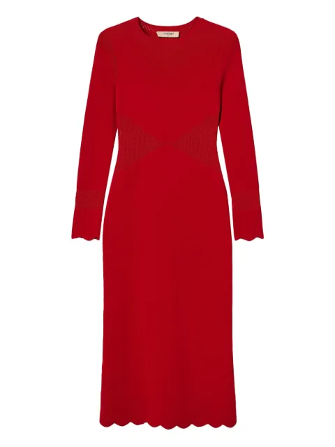 TWINSET scalloped-hem knit dress