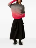 TWINSET pleated midi A-line skirt - Black