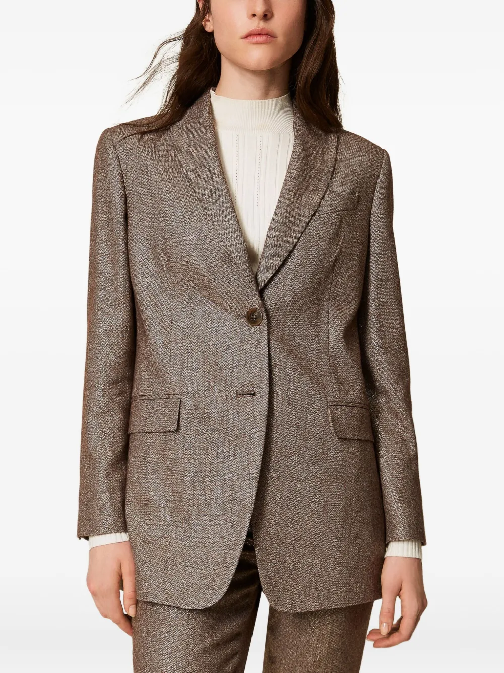 TWINSET lurex tweed blazer | Blazers | Image 2