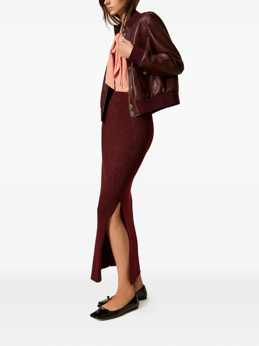 TWINSET Midi-rok Rood