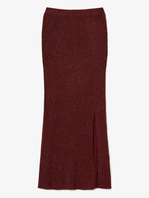 TWINSET lurex midi skirt