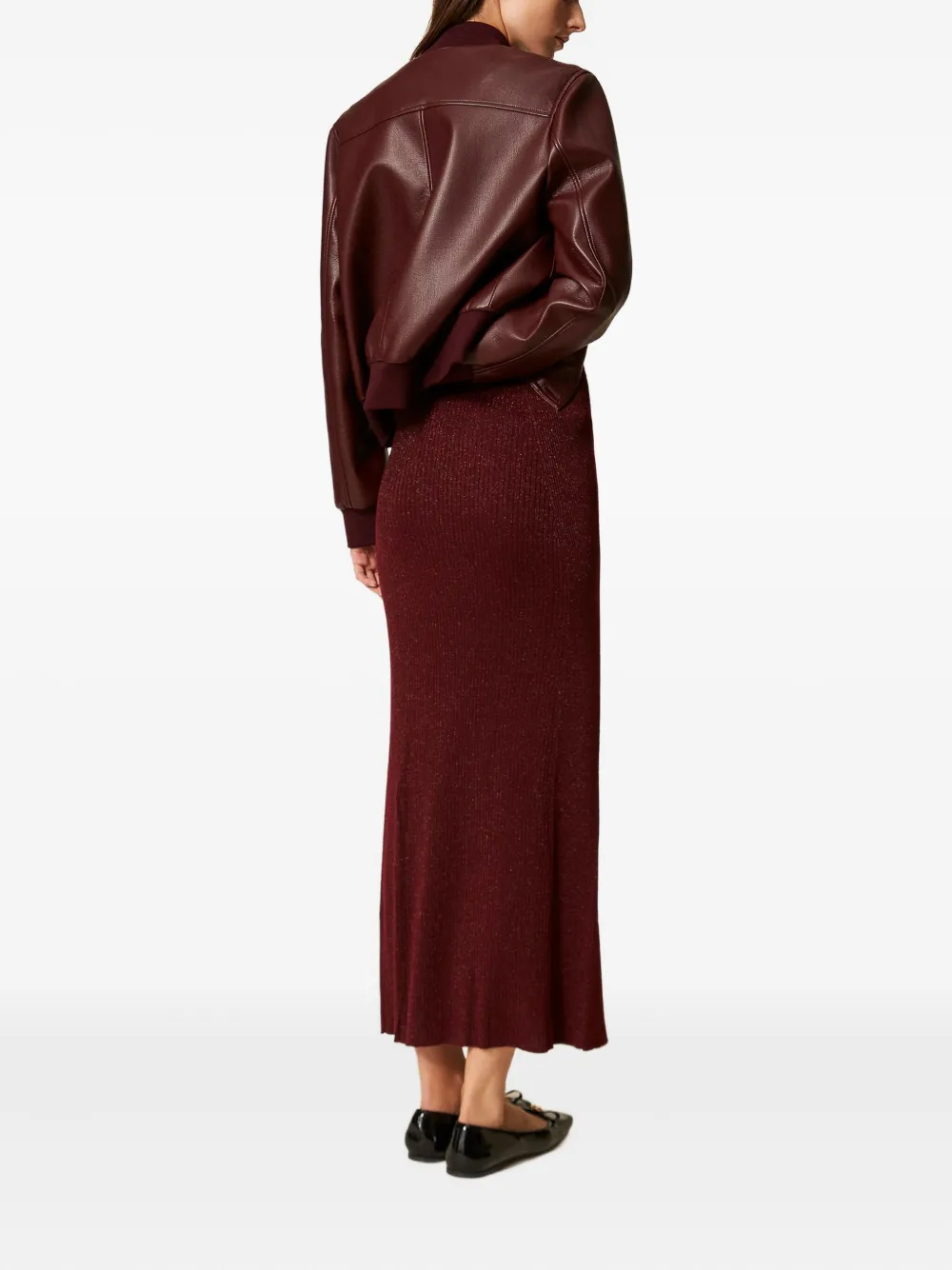 TWINSET Midi-rok Rood
