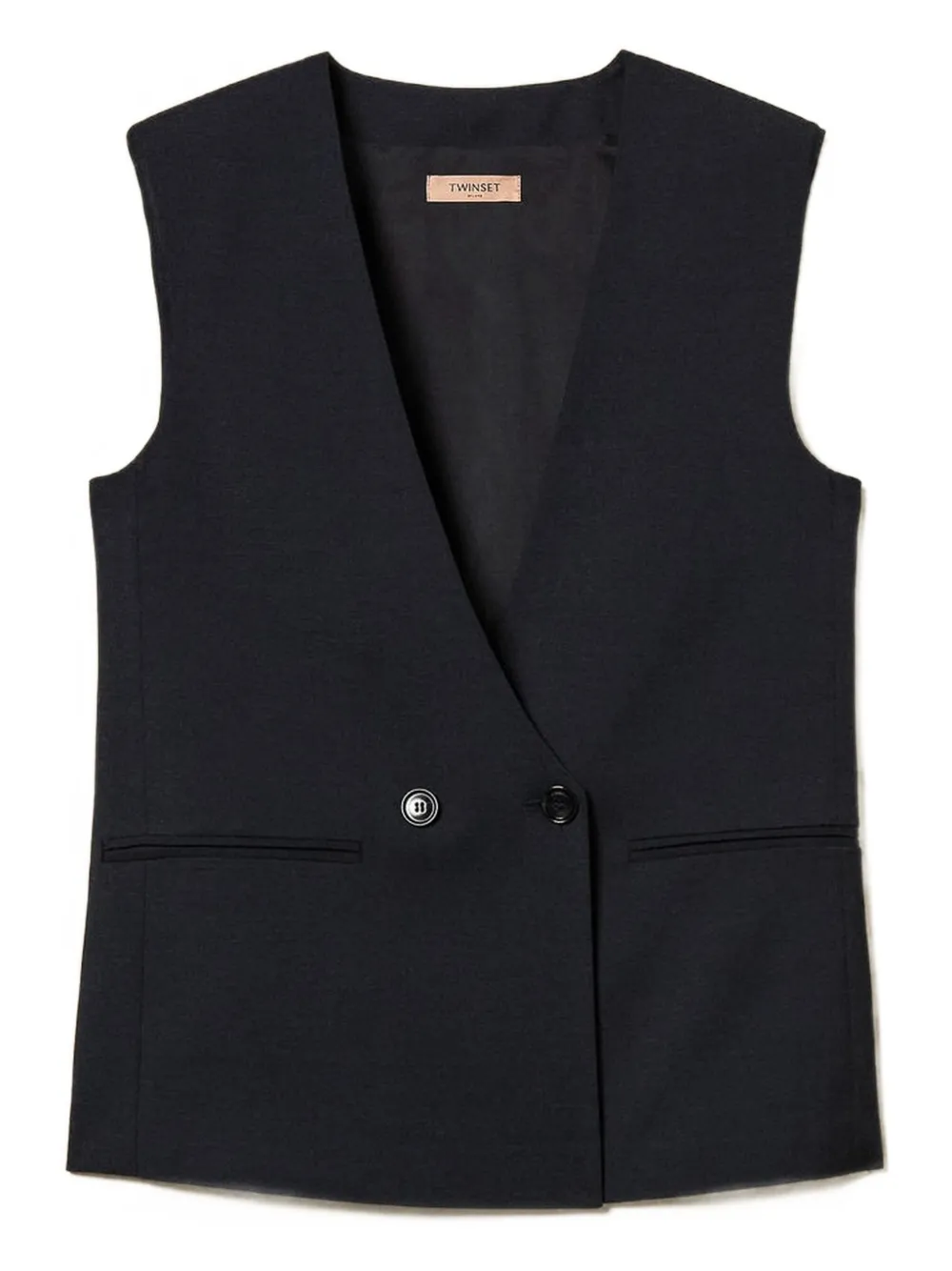 TWINSET صديري بصفي أزرار | أزرق | Image 1
