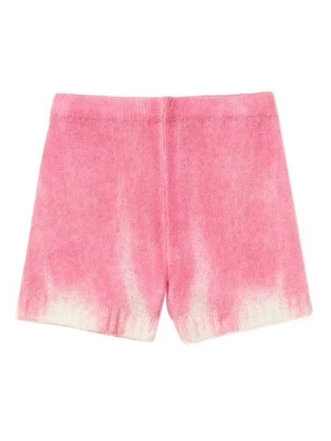 TWINSET dip-dye wool shorts
