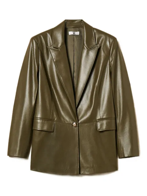 TWINSET blazer à revers crantés