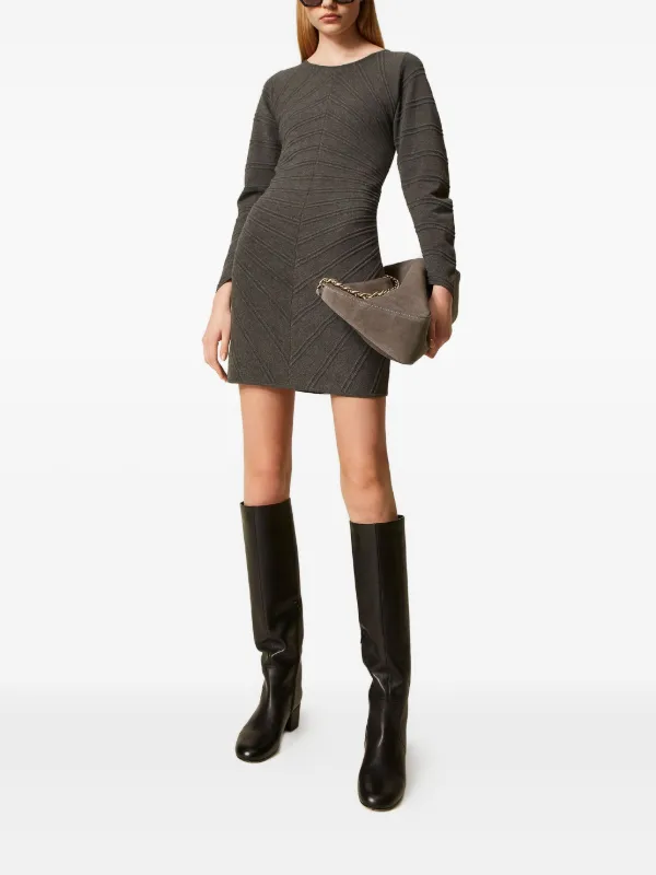stitch knit dress Varley Women's Sadia Stitch Knit Dress, XL, Birch