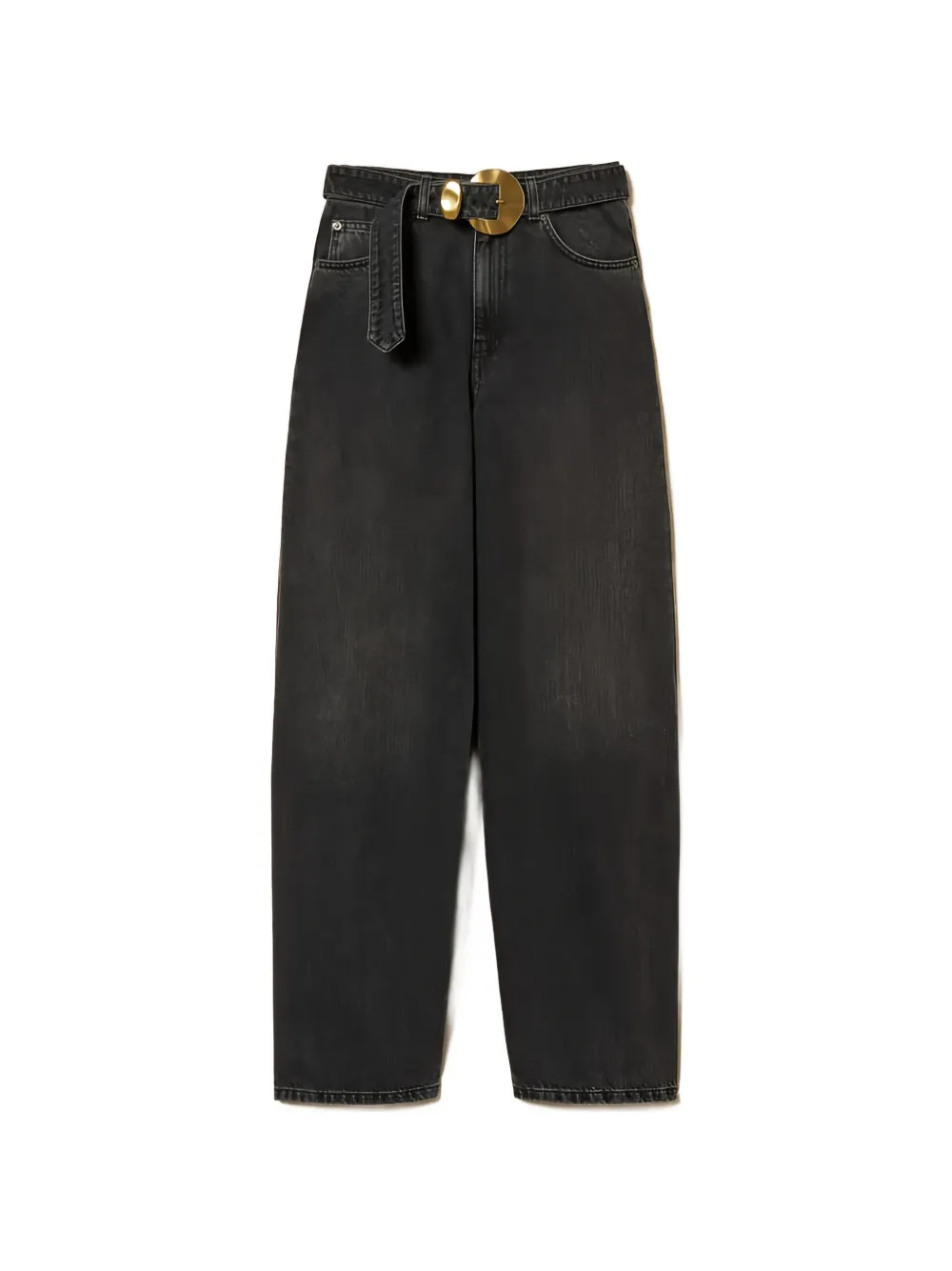TWINSET Jeans con fibbia - Nero