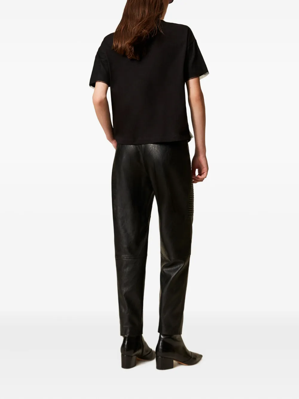 TWINSET Gewatteerde broek Zwart