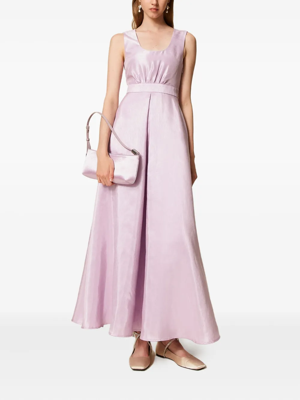 TWINSET Mouwloze maxi-jurk Paars