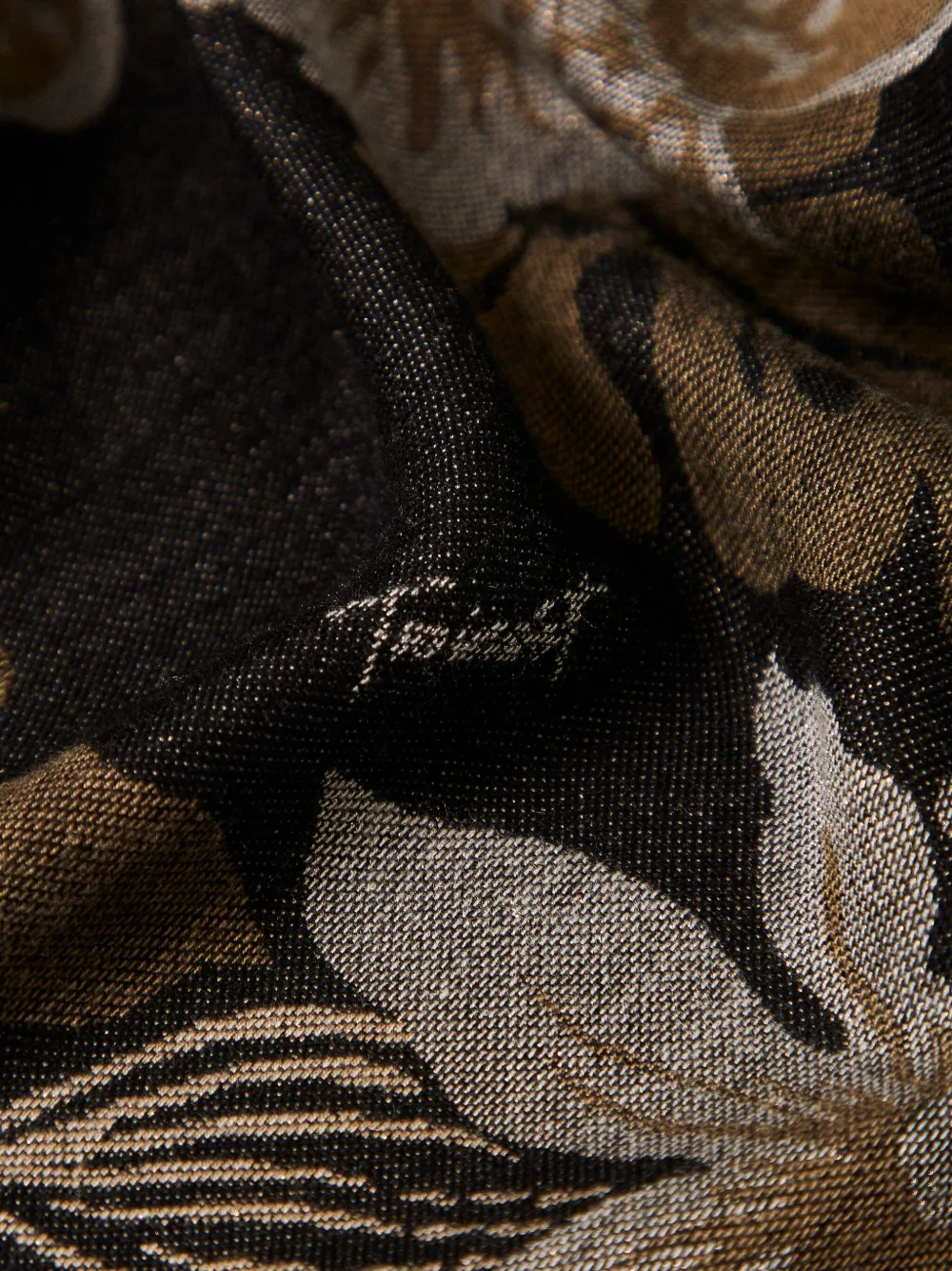 TWINSET Sjaal met bloemenprint Zwart