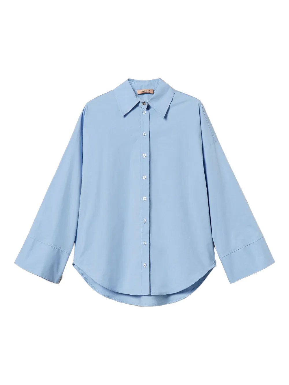 TWINSET wide-cuff button-down shirt | Blue | Image 1