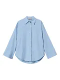 TWINSET wide-cuff button-down shirt - Blue