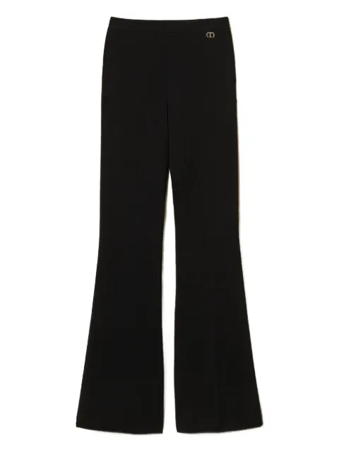 TWINSET pantalones con detalle del logo